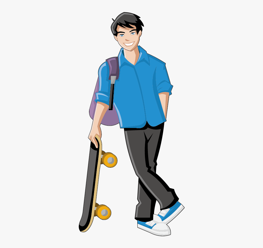 Cute Teenage Boy Clip Art