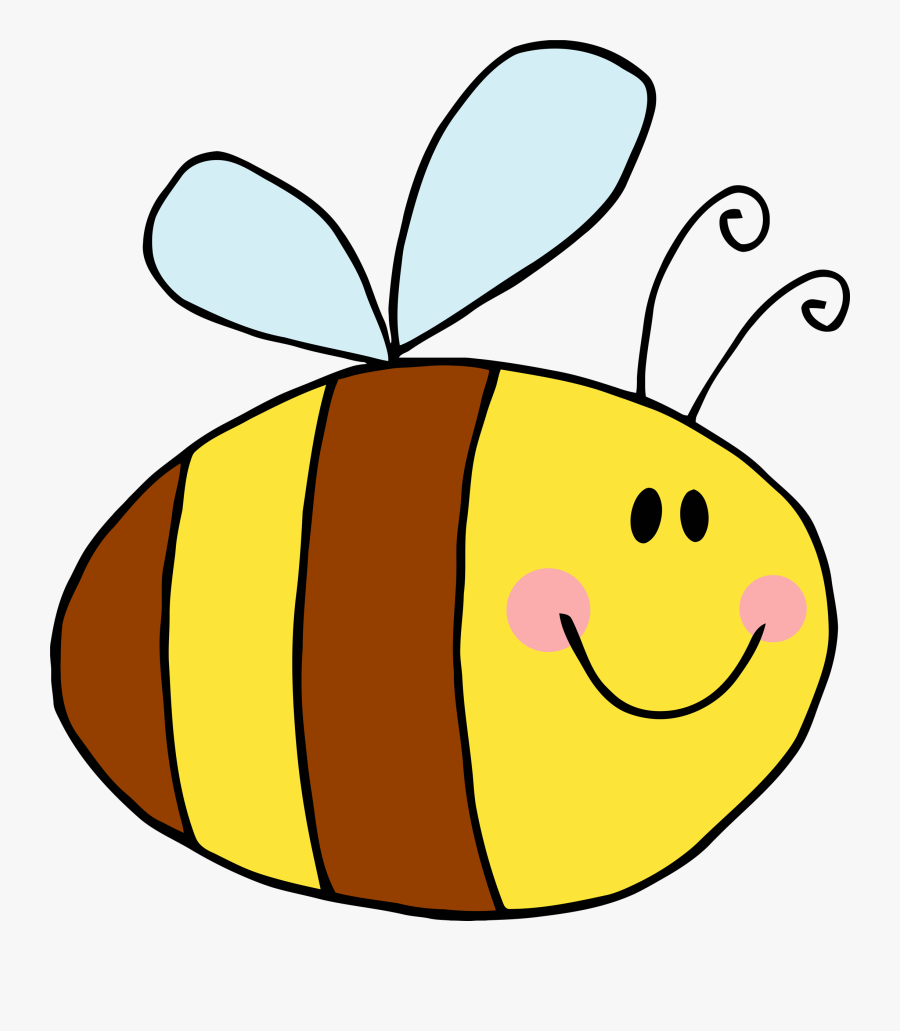 Bees Clipart Cute - Transparent Cartoon Bees , Free Transparent Clipart ...