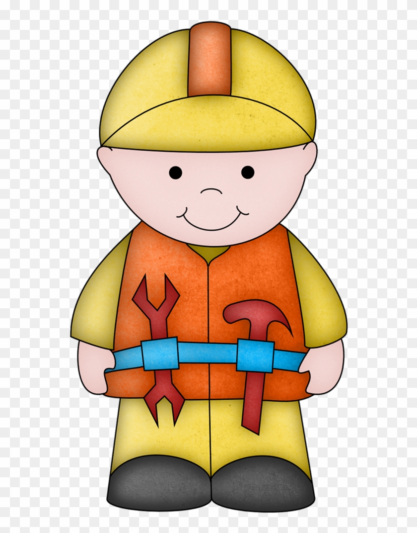 Kids Construction Worker Clip Art