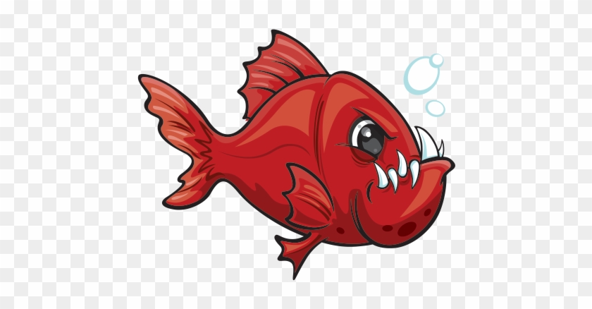 Download Piranha Clipart Angry Fish Decal Stickers Aggressive Piranha Librar Motorbike Free Transparent Png Clipart Images Download