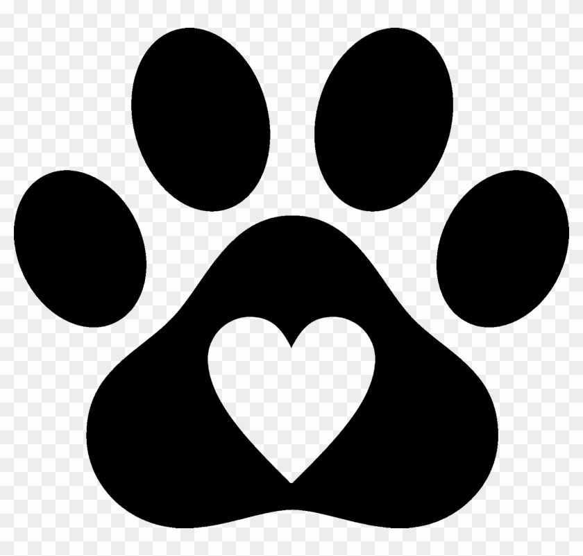 Paw Print Heart Pictures Clipart X Transparent Png Transparent | The ...