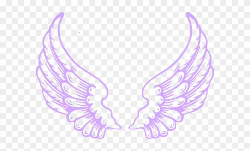 Purple Angel Wings Wallpaper