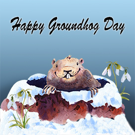 Groundhog Day Clipart and Printables