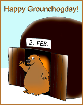 Groundhog Day Cards Free Printable - FREE PRINTABLE TEMPLATES