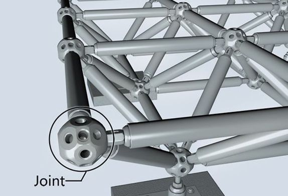 Node introduction of space frame structure