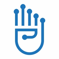 Hand Tech Modern Logo