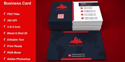 Business Card Template Design - Design 502