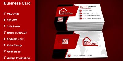 Business Card Template Design - Design 526