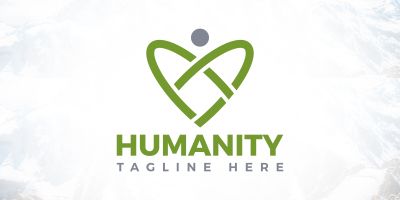 Creative Heart Humanity Logo Design