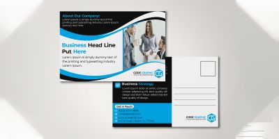 Corporate Postcard Design Template