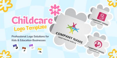 Childcare Logo Template