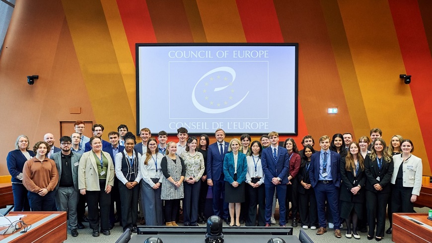 Irish law students enhance understanding of the Council of Europe and its core values