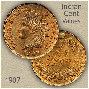 Uncirculated 1907 Indian Head Penny