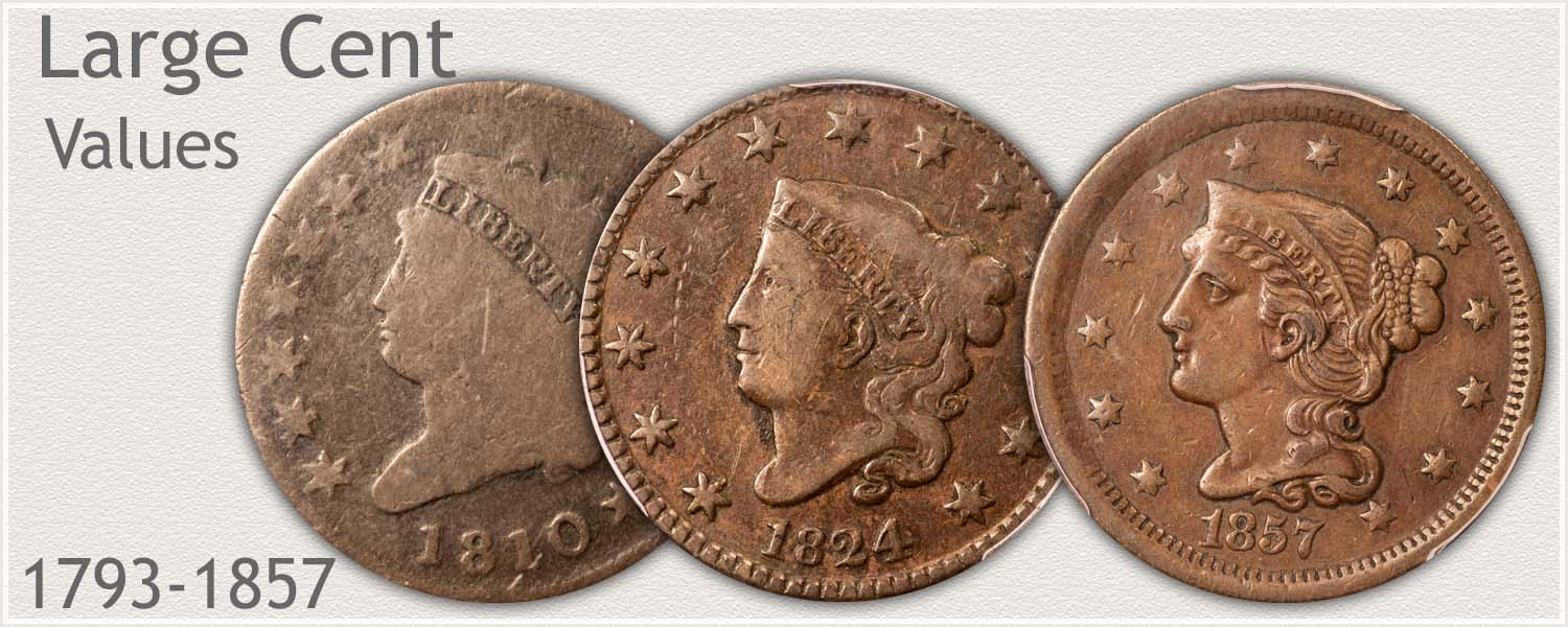 Varieties of US Lage Cents