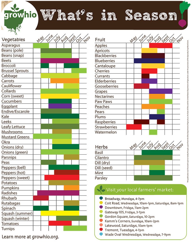 What’s In Season? – Coit Road Farmers Market