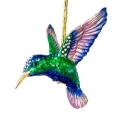 Kubla Crafts Bejeweled Enamel 2864N Hummingbird Jeweled Ornament