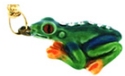 Kubla Crafts Bejeweled Enamel 3781Ni Tree Frog Necklace