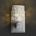 Roman Lights 160395N Nightlight Cylinder Snow