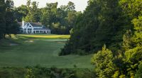 Green course, clubhouse and fairway at Colonial Williamsburg, VA