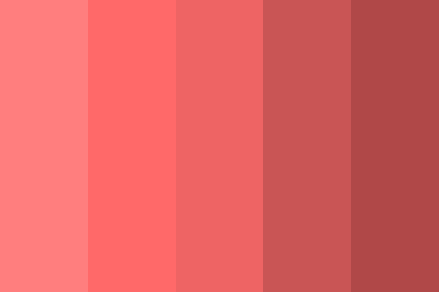 Indian Red Shades Color Palette