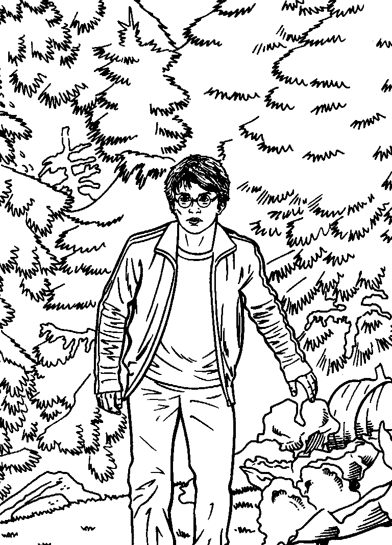 Coloring page : Harry Potter - Coloring.me