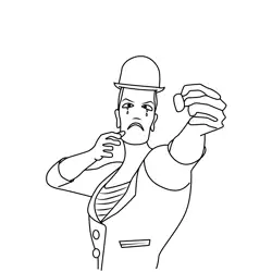 Fred Haprèle 2 Miraculous Zag Chibi Free Coloring Page for Kids