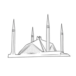 Islamabad, Pakistan Coloring Page