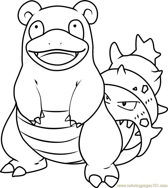 Slowbro Pokemon Zum Ausmalen Kostenlos Malvorlagen Und Ausmalbilder ...