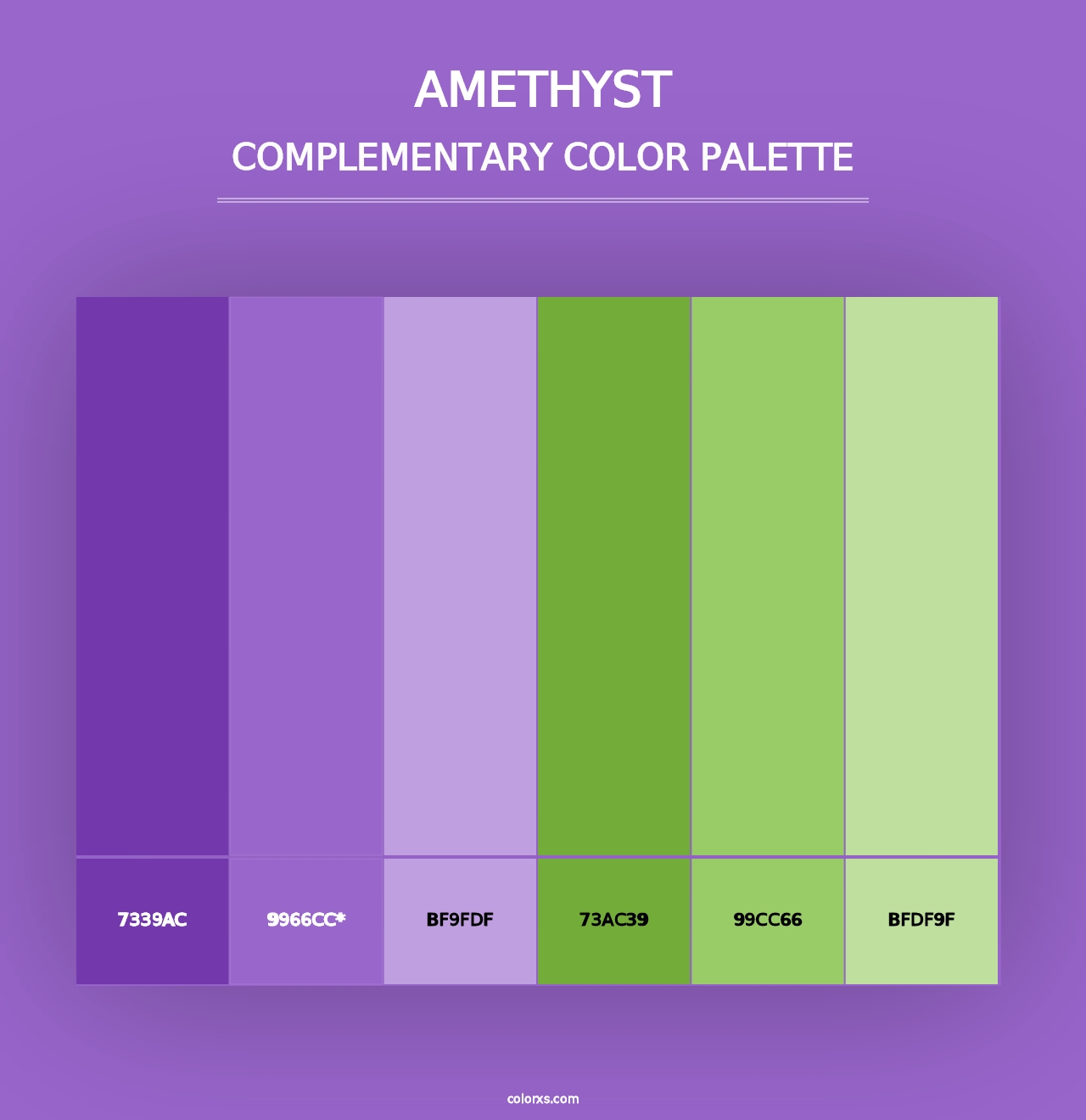 Amethyst - Complementary Color Palette