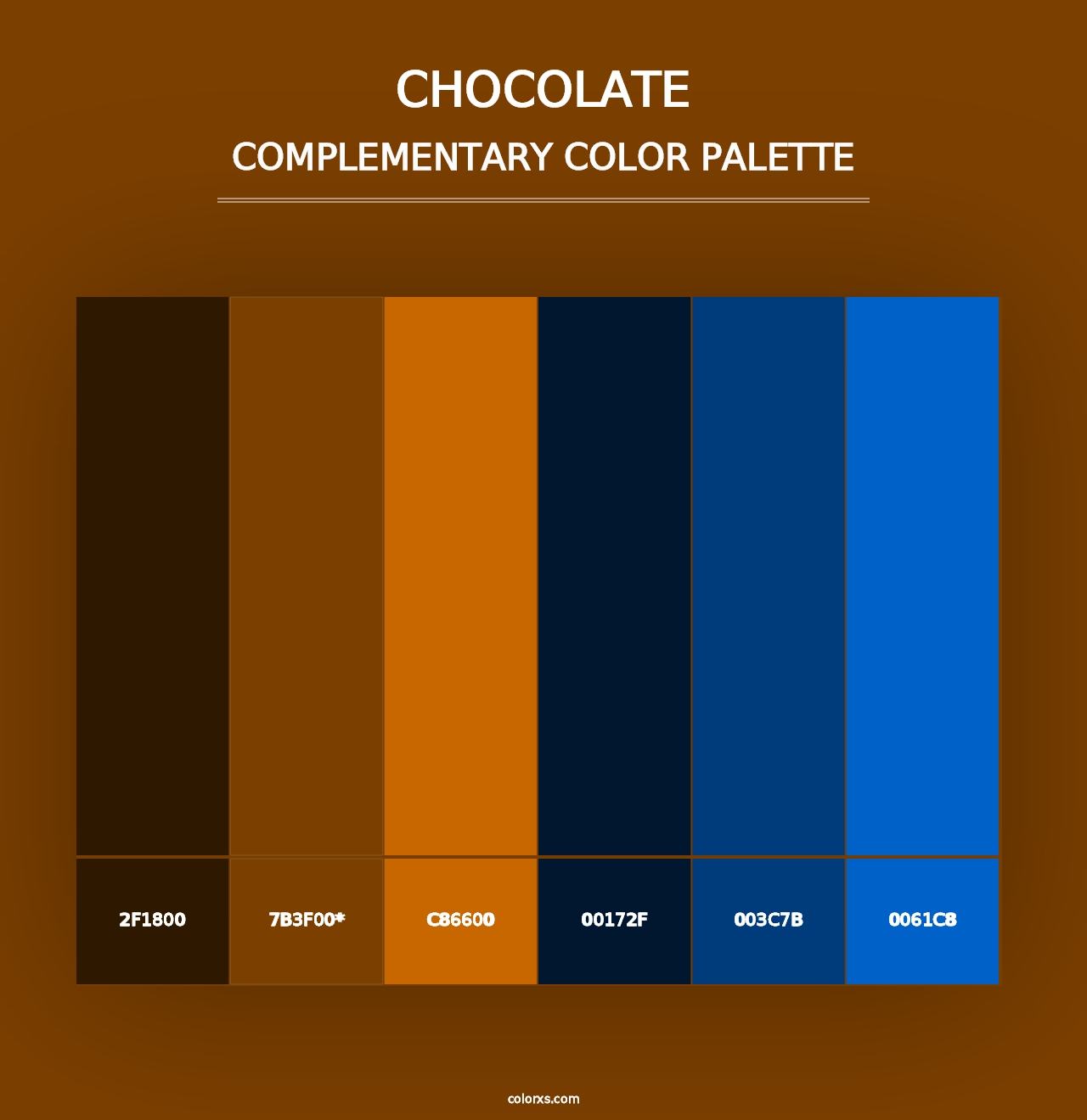 Chocolate - Complementary Color Palette