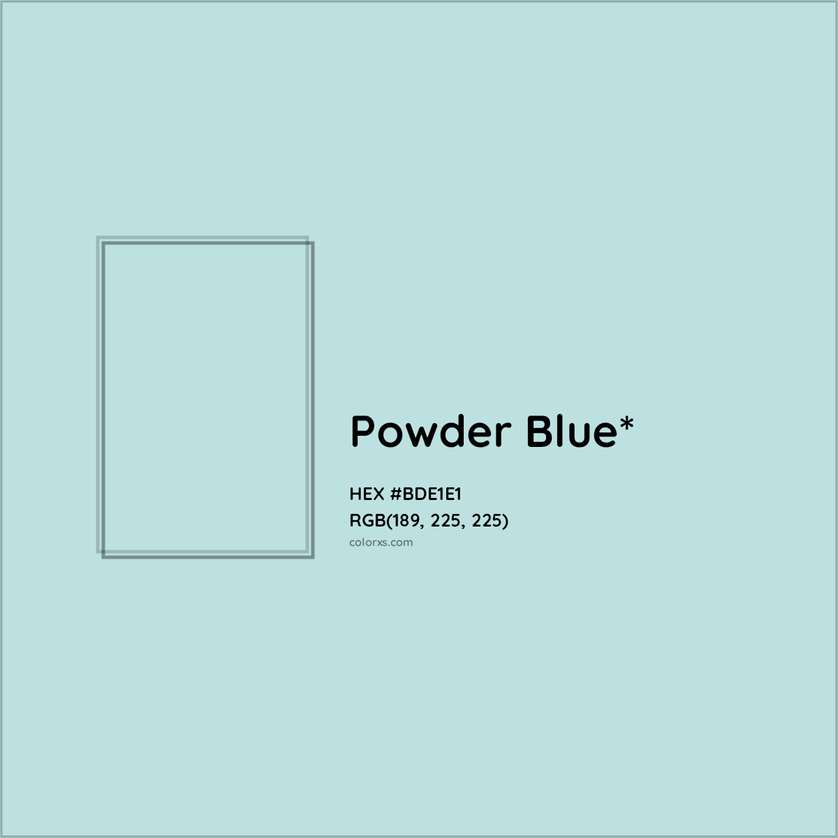 HEX #BDE1E1 Color Name, Color Code, Palettes, Similar Paints, Images