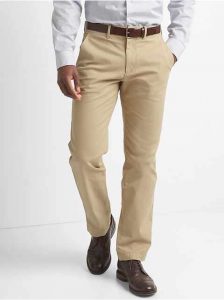 GAP Khakis in Straight Fit with GapFlex