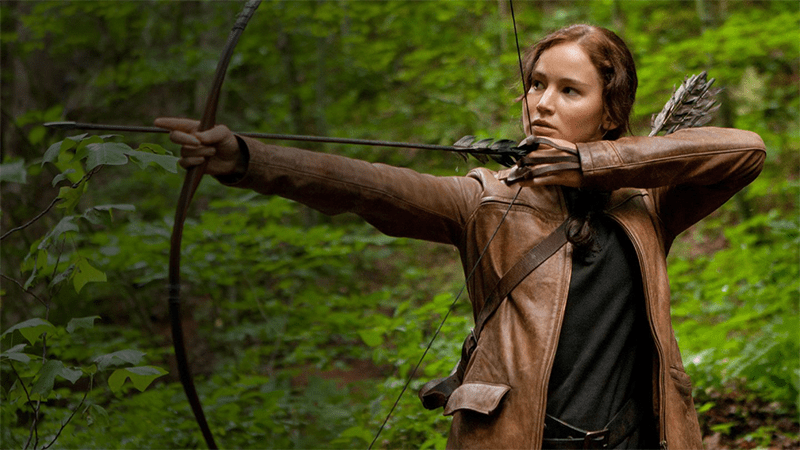 Hunger Games Katniss Shooting Apple