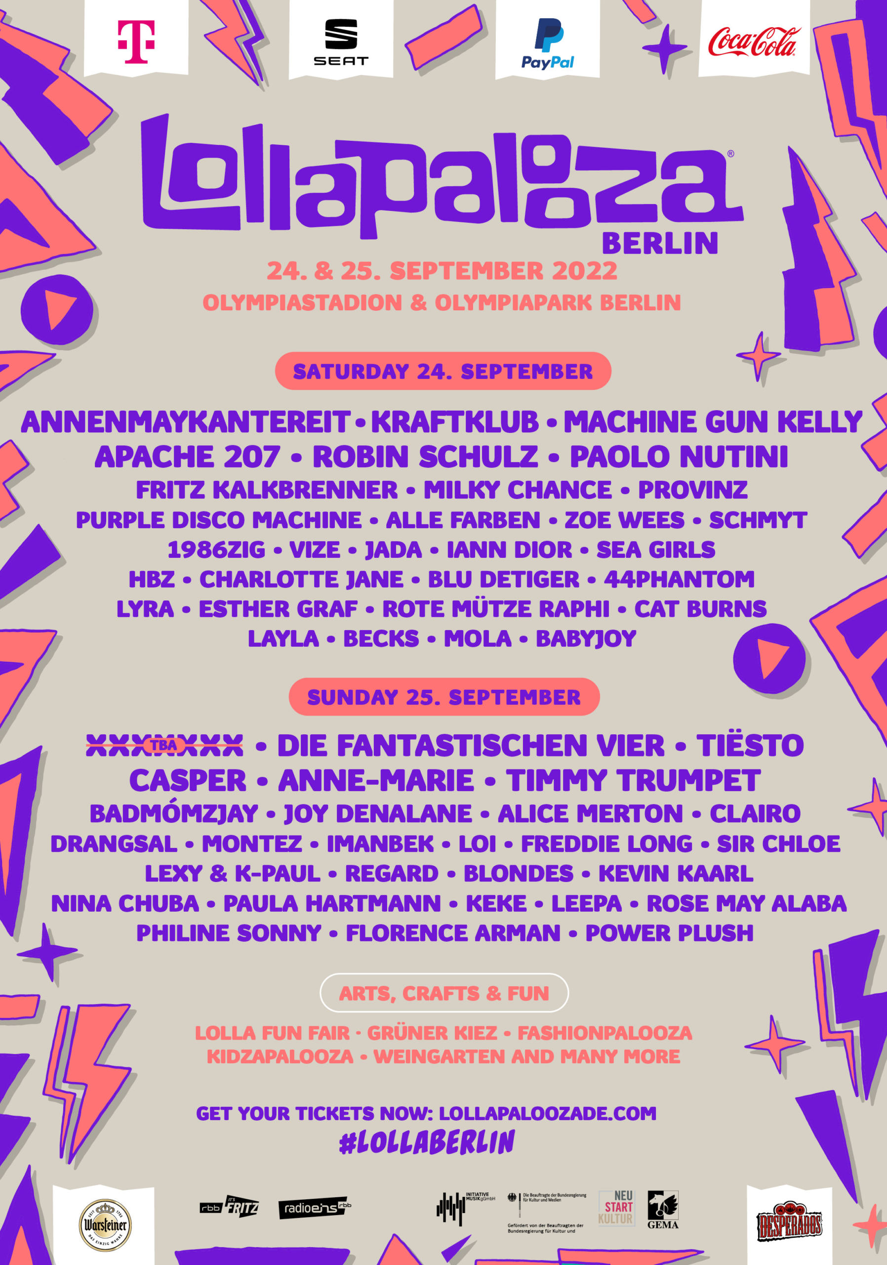 Lollapalooza Berlin 2022 Das ist das vorläufige Lineup Common Tales