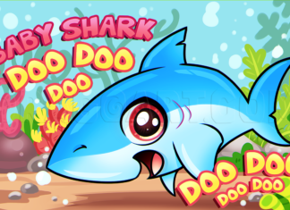 como desenhar baby shark