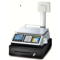 CAS CT-100 Weighing Scale with Ticket/Receipt Printer (Optional Pole)