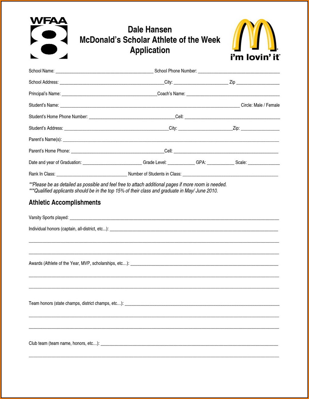 Mcdonalds Job Online Application