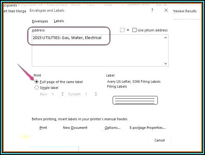 Excel Template For Hanging File Folder Tabs