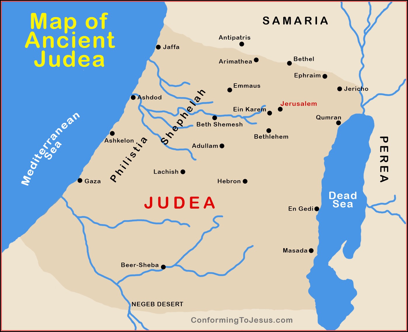 Bible Map Jerusalem Bethlehem - map : Resume Examples #GM9Onok2DL