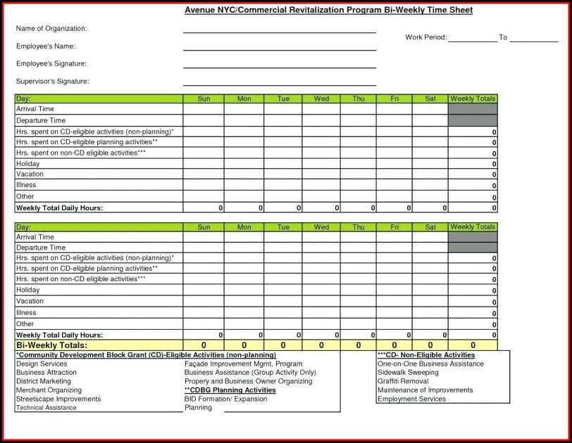 Monthly Employee Schedule Template 2018