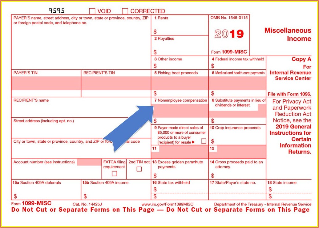 Irs Form 1099 Independent Contractor