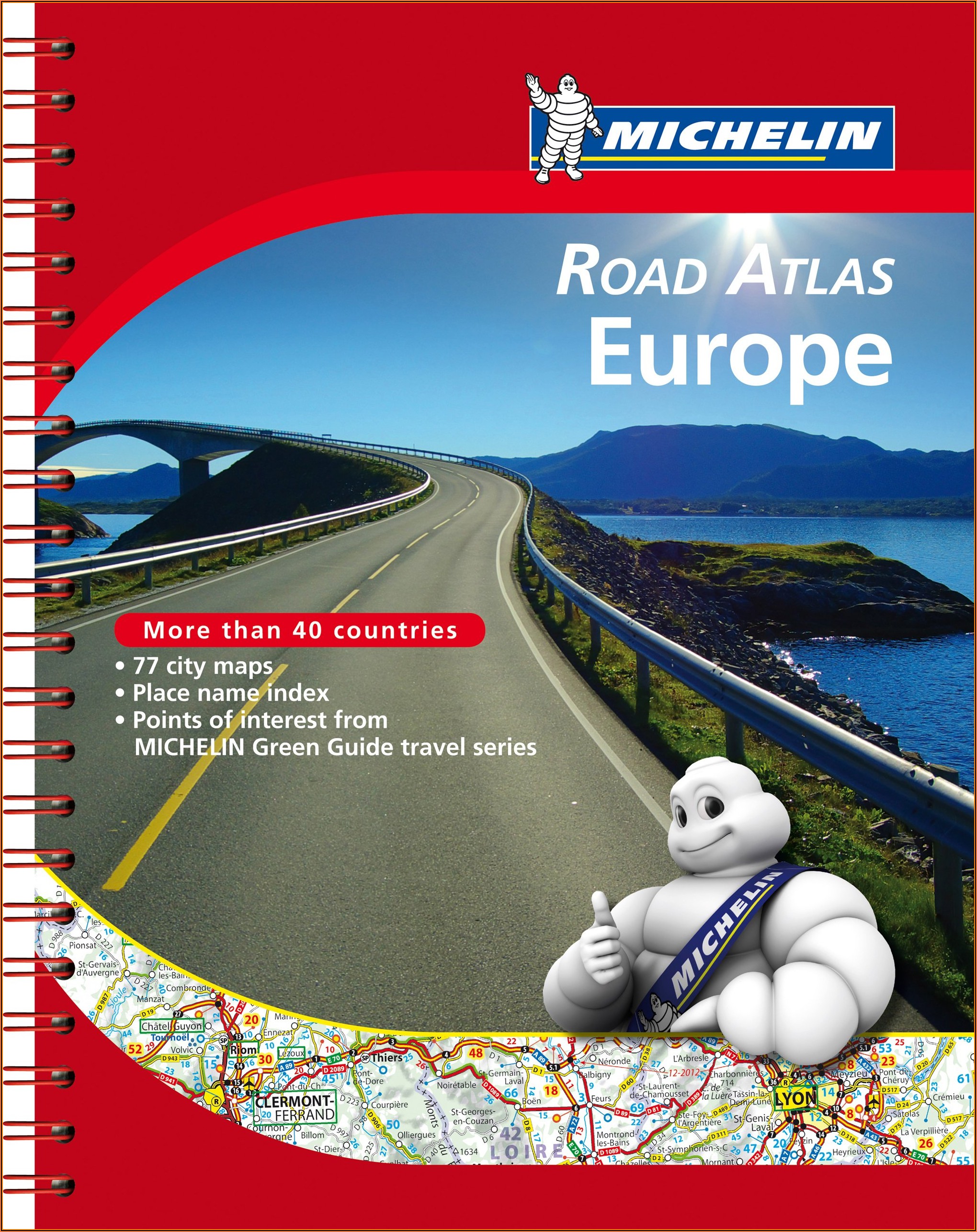 Michelin Kaart Europa - kaart