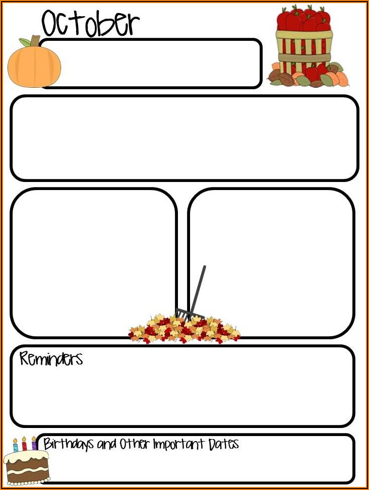 Free Printable Newsletter Templates For Preschool Teachers