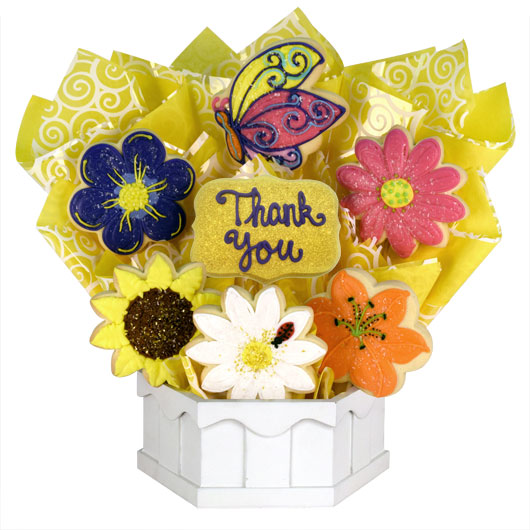 A508 - Appreciation Flowers Cookie Bouquet