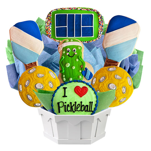 A564 - Pickleball Love Cookie Bouquet