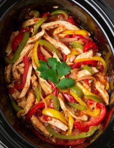 Crockpot Chicken Fajitas