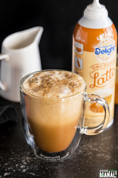 pumpkin salted caramel latte