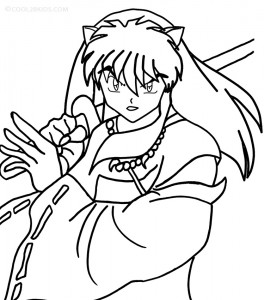 Free Printable Inuyasha Coloring Pages Images