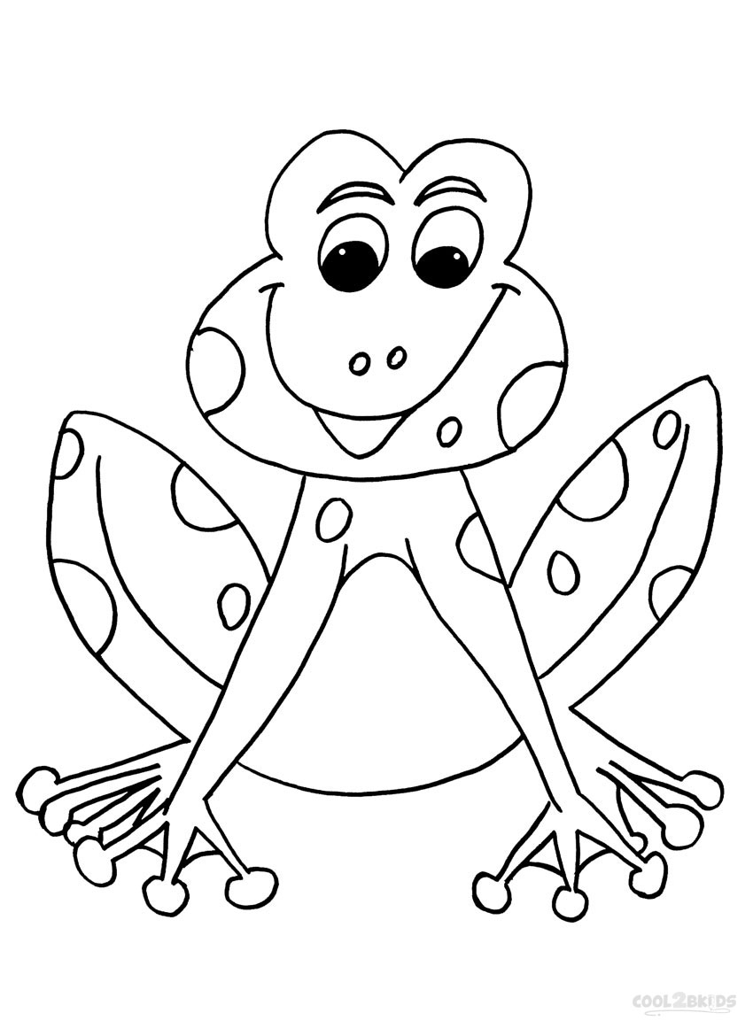 Download Printable Toad Coloring Pages For Kids