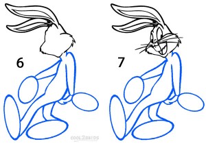 How To Draw Bugs Bunny Step 3